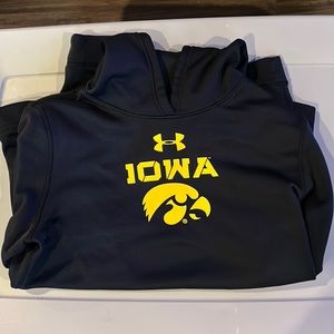 Youth Under Armour University of Iowa Hoodie Hooded Sweatshirt Size Extra Large